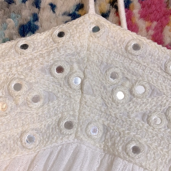 American Eagle XS mirrored mini dress with shoulder ties - Picture 5 of 11